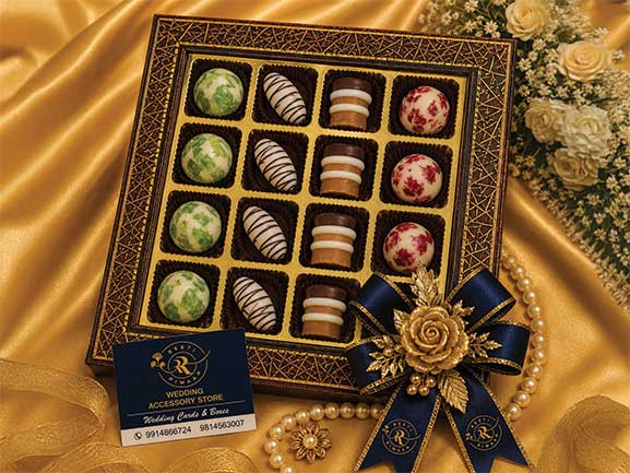 Elegent chocolate gift box