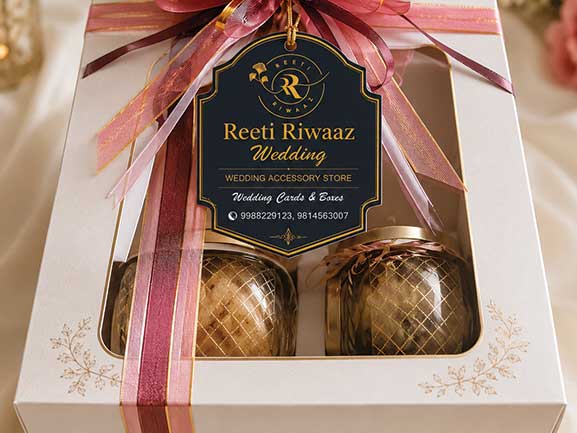 Glass jar gift hamper
