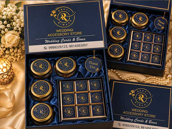 Ceremoney gift box packing